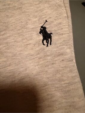 Polo by Ralph Lauren Cream Crewneck Sweater with Black Pony Logo
